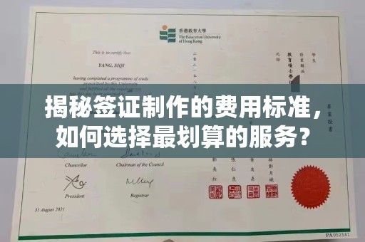 台儿庄揭秘签证制作的费用标准，如何选择最划算的服务？